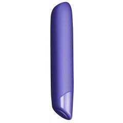 Фиолетовый классический вибратор Very Peri - 16 см.