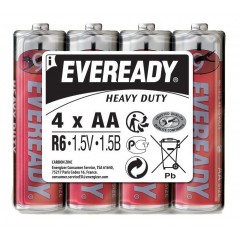Батарейки EVEREADY R6 типа AA - 4 шт.