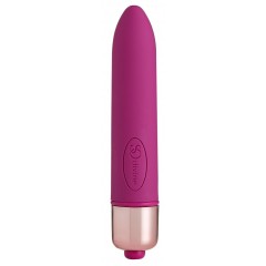 Ярко-розовая гладкая вибропуля Afternoon Delight Bullet Vibrator - 9 см.